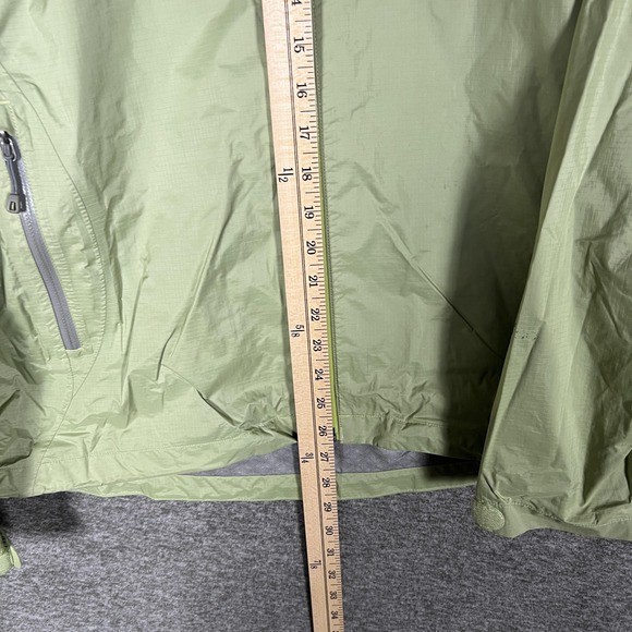 Patagonia H2NO Jacket Womens Large Green Hooded Lightweight Rain Shell Coat READ - Picture 6 of 10
